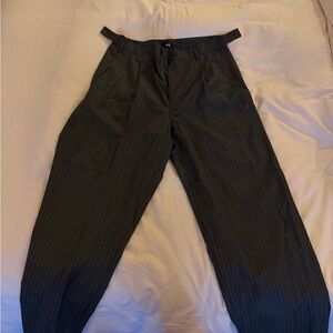 Stussy Charcoal Pinstripe Dress Pants